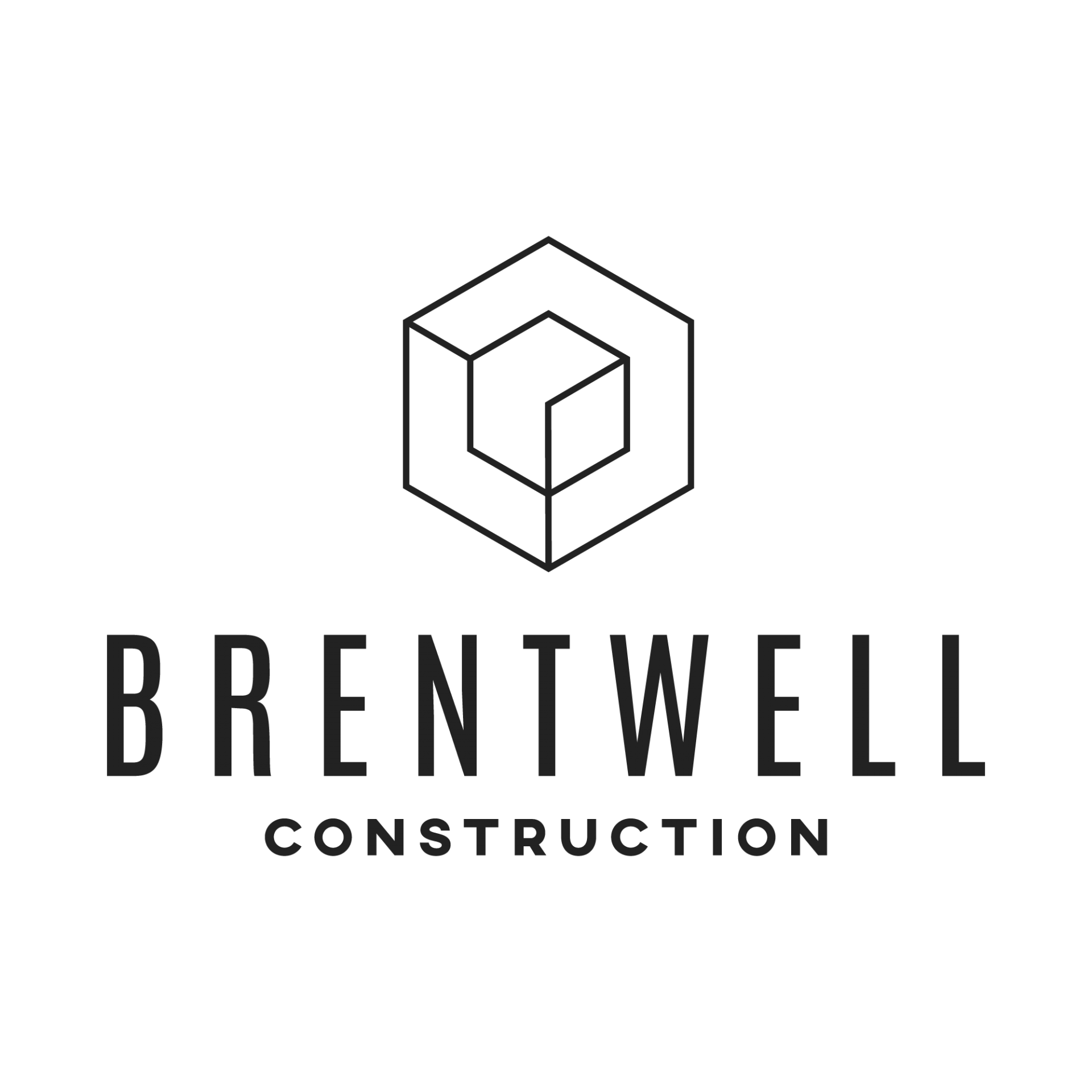Brentwell Construction black logo