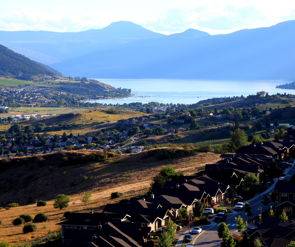 Fall Vernon aerial view