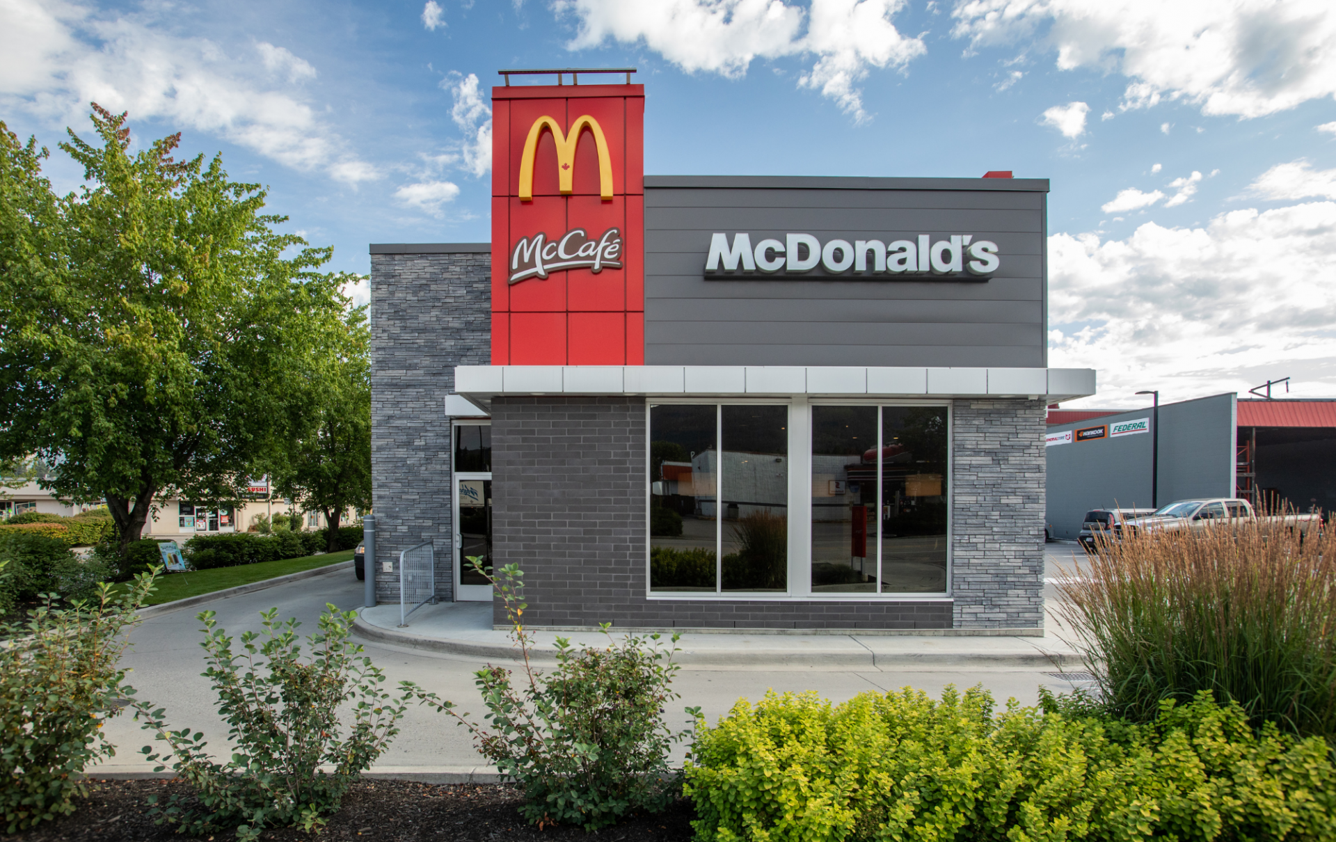 McDonalds, a commercial construction development