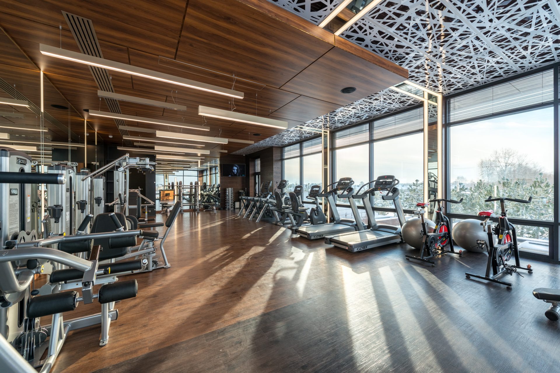 Commercial Building Construction of a fitness gym